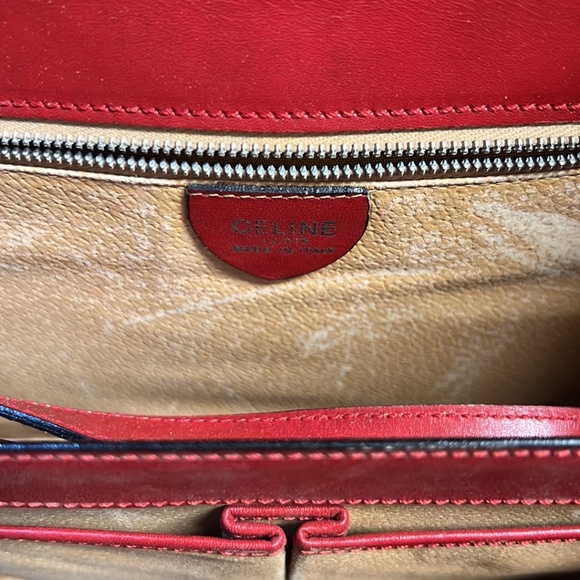 Céline Red envelope bag - Picture 6 of 12